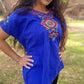 Blusa tipica- Azul