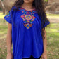 Blusa tipica- Azul