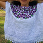 Purple flower blouse