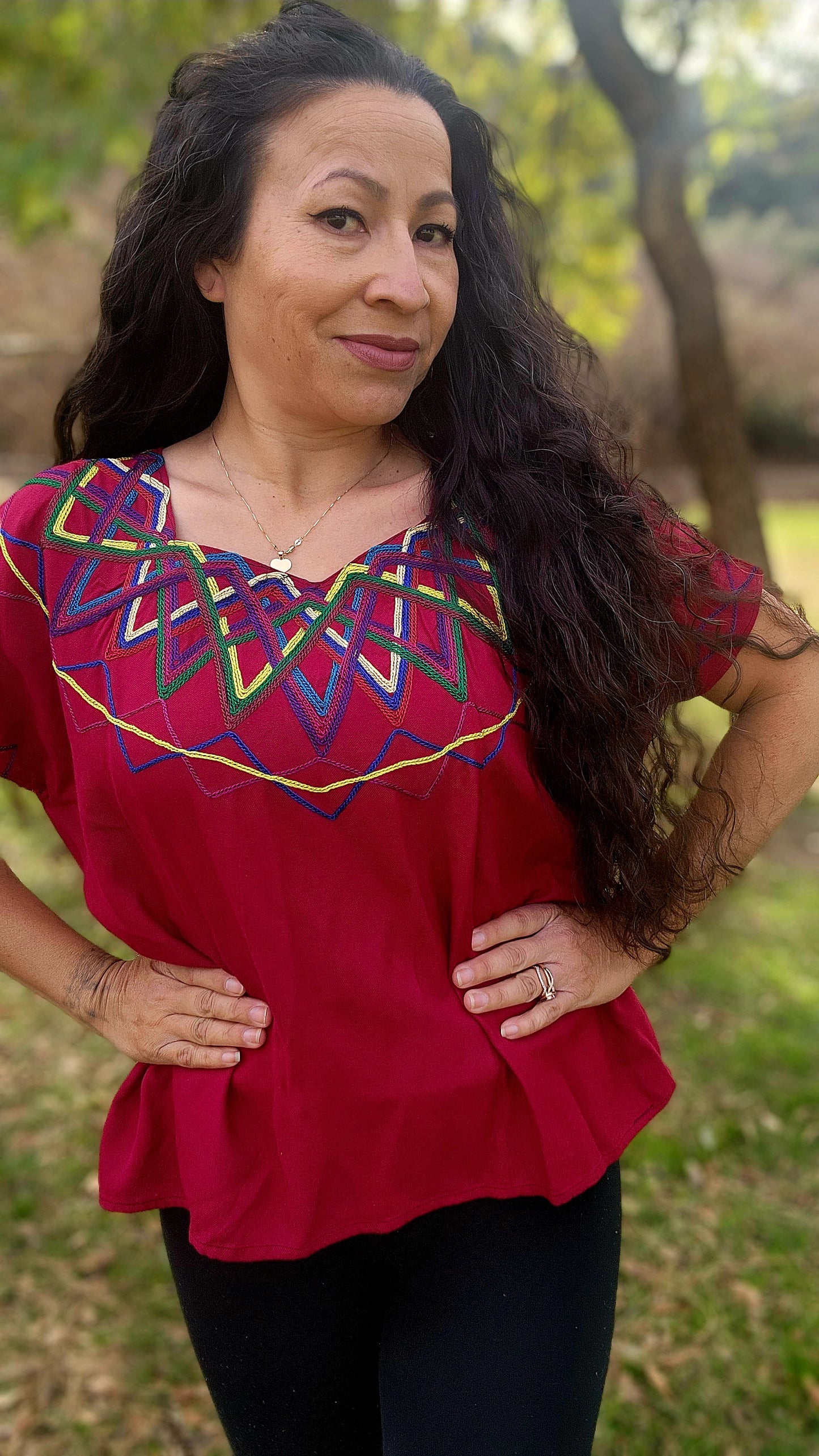 Blusa tipica - Roja