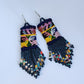 Mayan earrings - blue